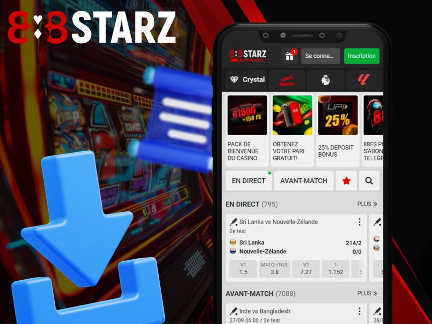Comment se Connecter via L'application 888Starz ?